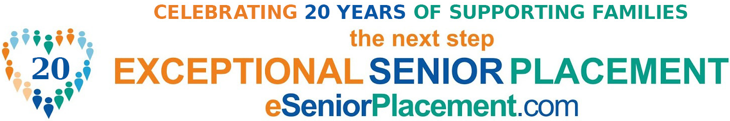 eSenior_Logo celebrating 20 years -4